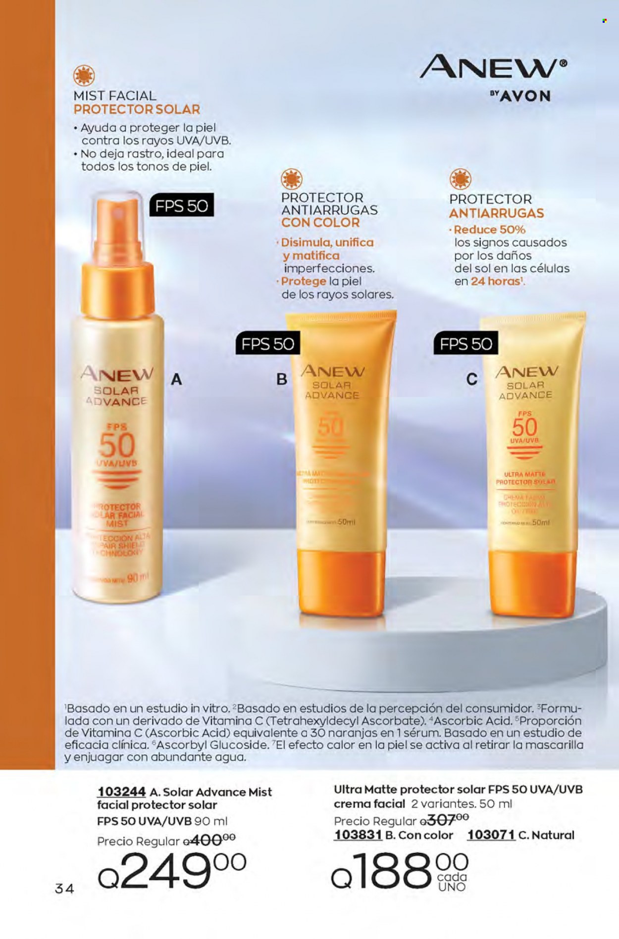 Catálogo Avon. Página 34