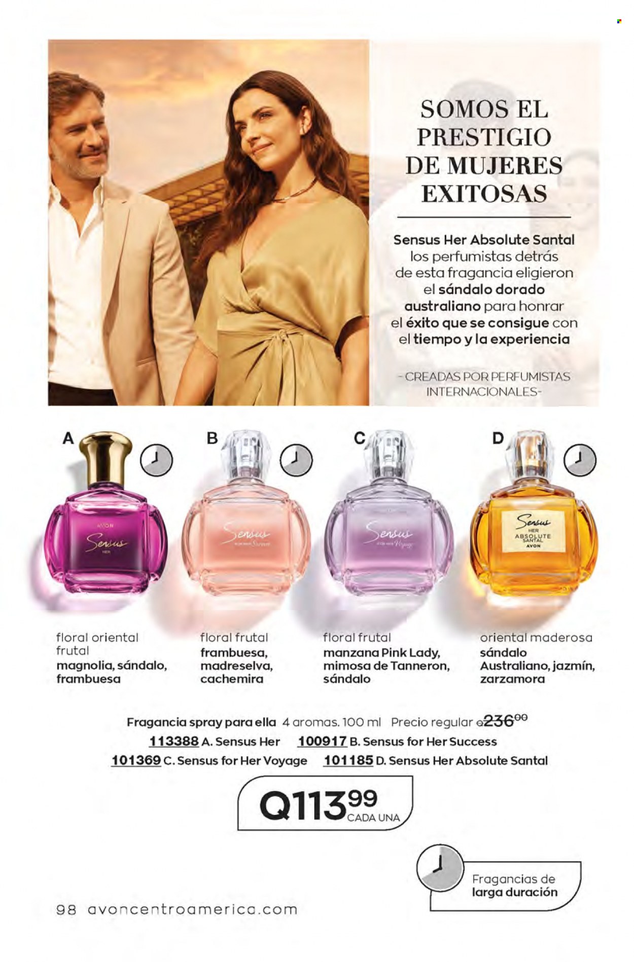 Catálogo Avon. Página 98
