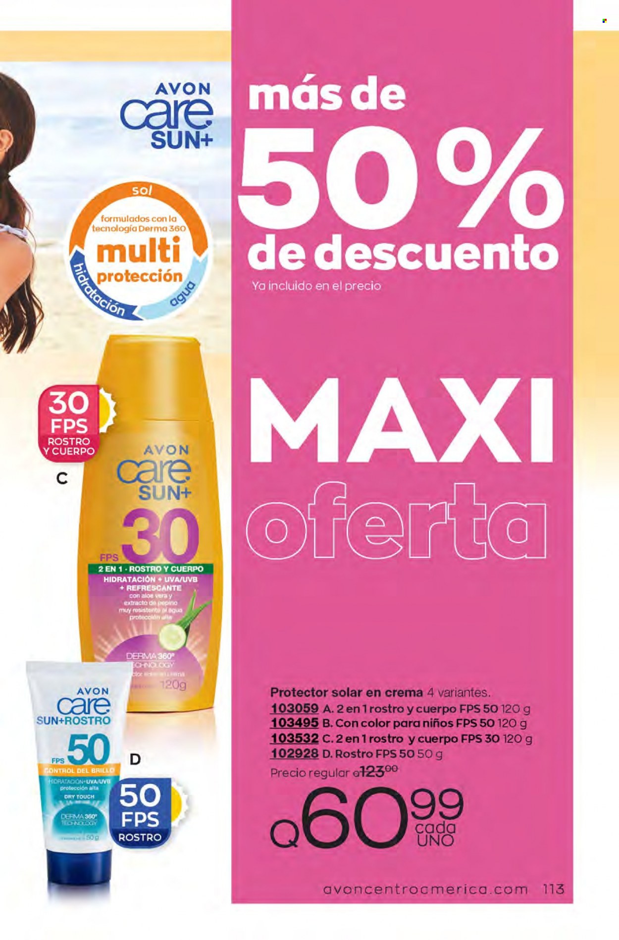 Catálogo Avon. Página 113