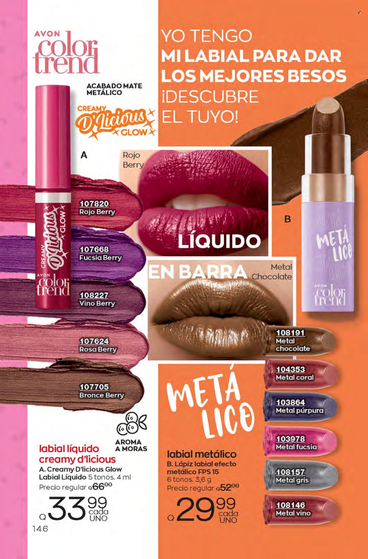 Catálogo Avon. Página 146