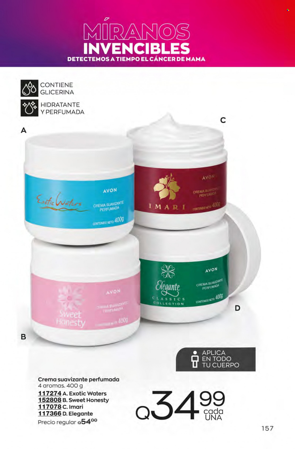 Catálogo Avon. Página 157