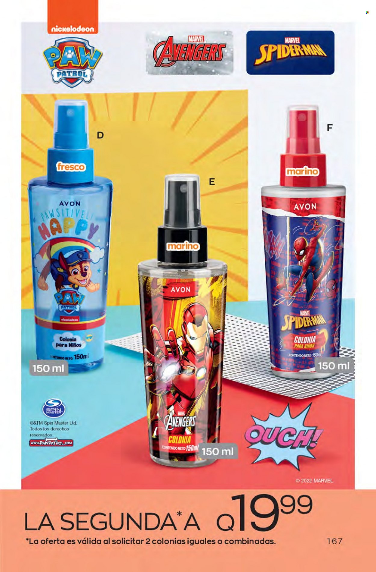 Catálogo Avon. Página 167