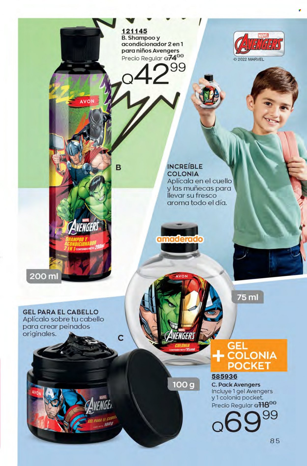 Catálogo Avon. Página 85