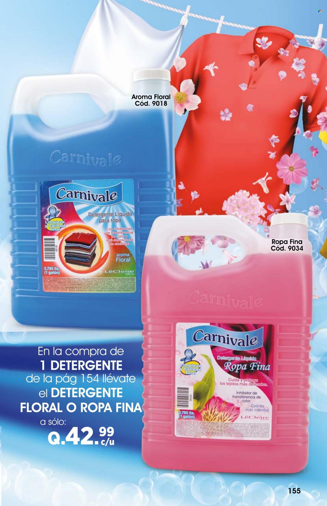 thumbnail - Folleto actual LêCleire - 1.10.2022 - 31.10.2022 - Ventas - detergente, detergente en gel. Página 157.