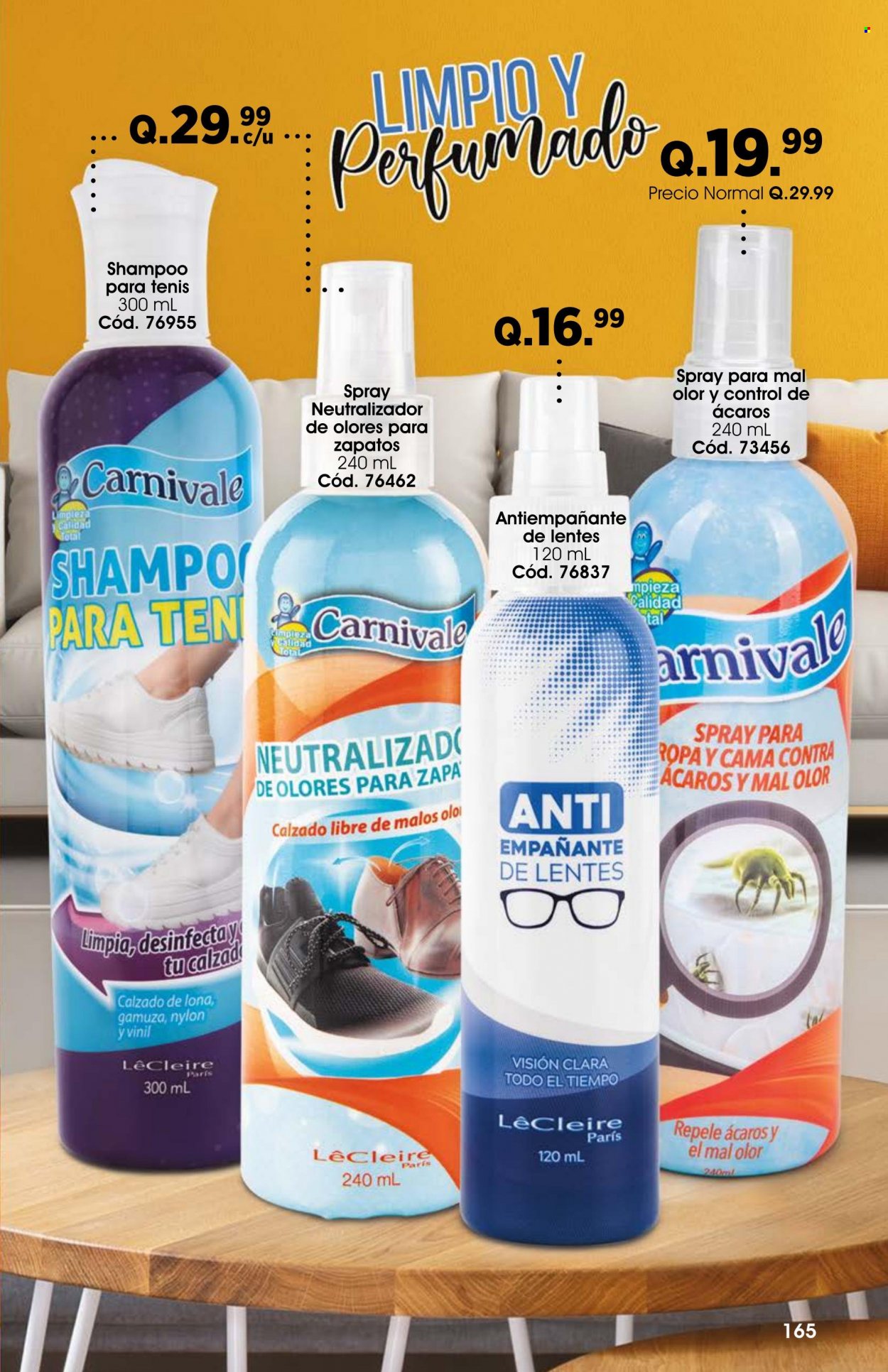 thumbnail - Folleto actual LêCleire - 1.10.2022 - 31.10.2022 - Ventas - zapatilla, spray neutralizador, champú, shampoo. Página 167.