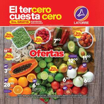 Folleto actual Supermercados La Torre - 13.10.2022 - 19.10.2022.