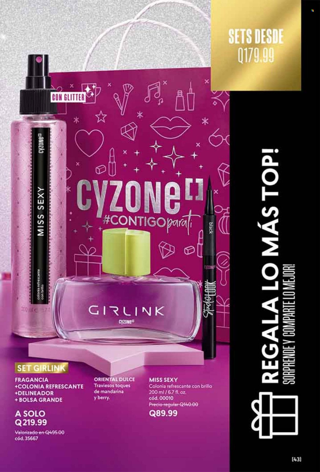 Catálogo Cyzone. Página 43