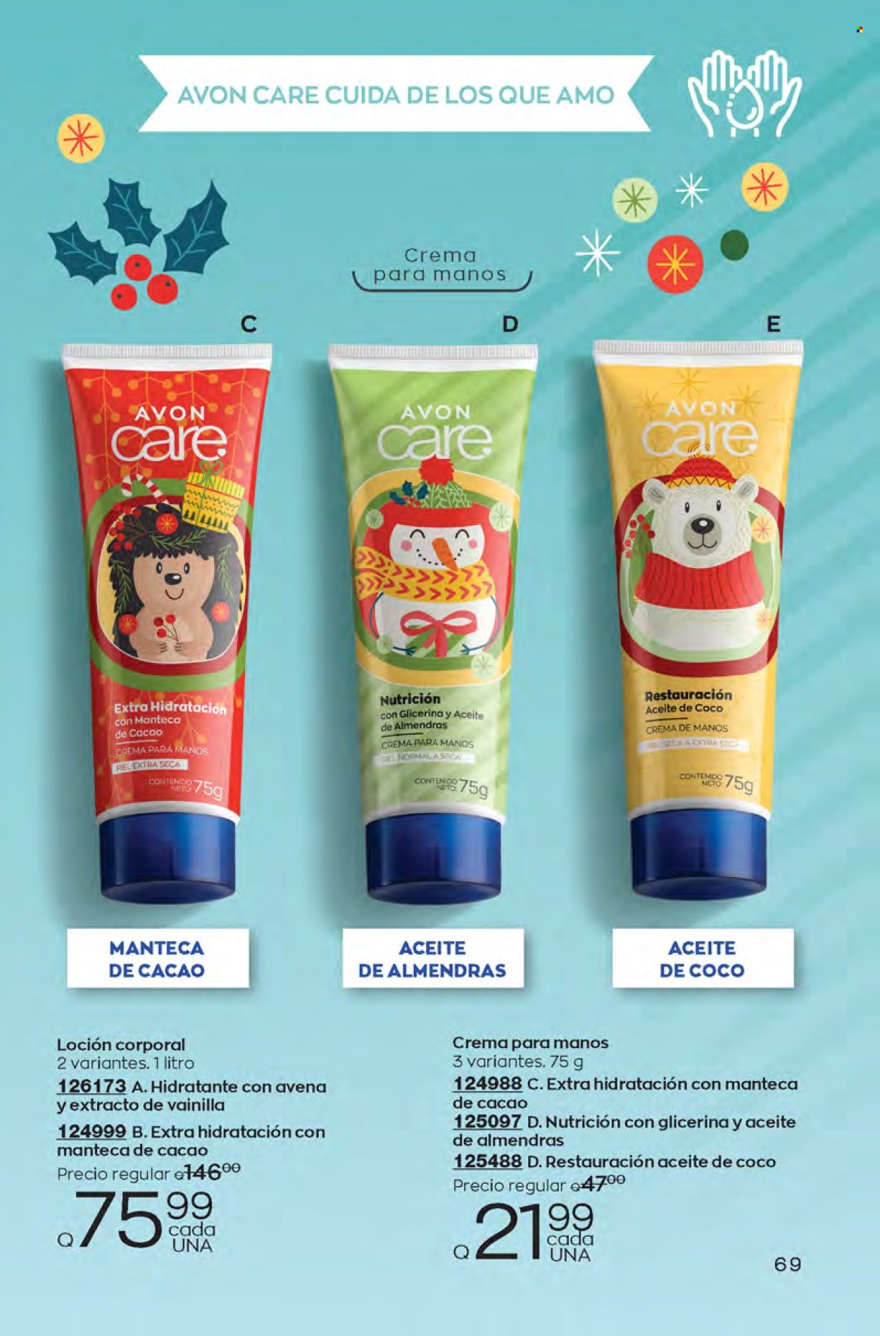 Catálogo Avon. Página 69