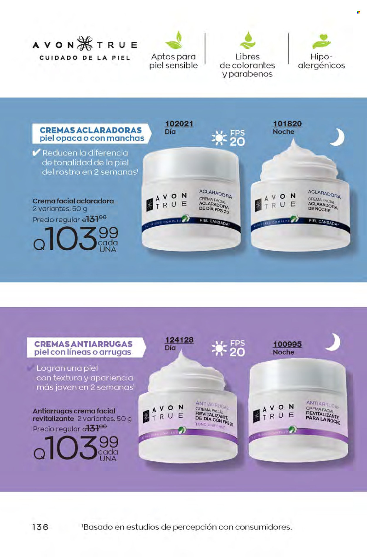 Catálogo Avon. Página 136