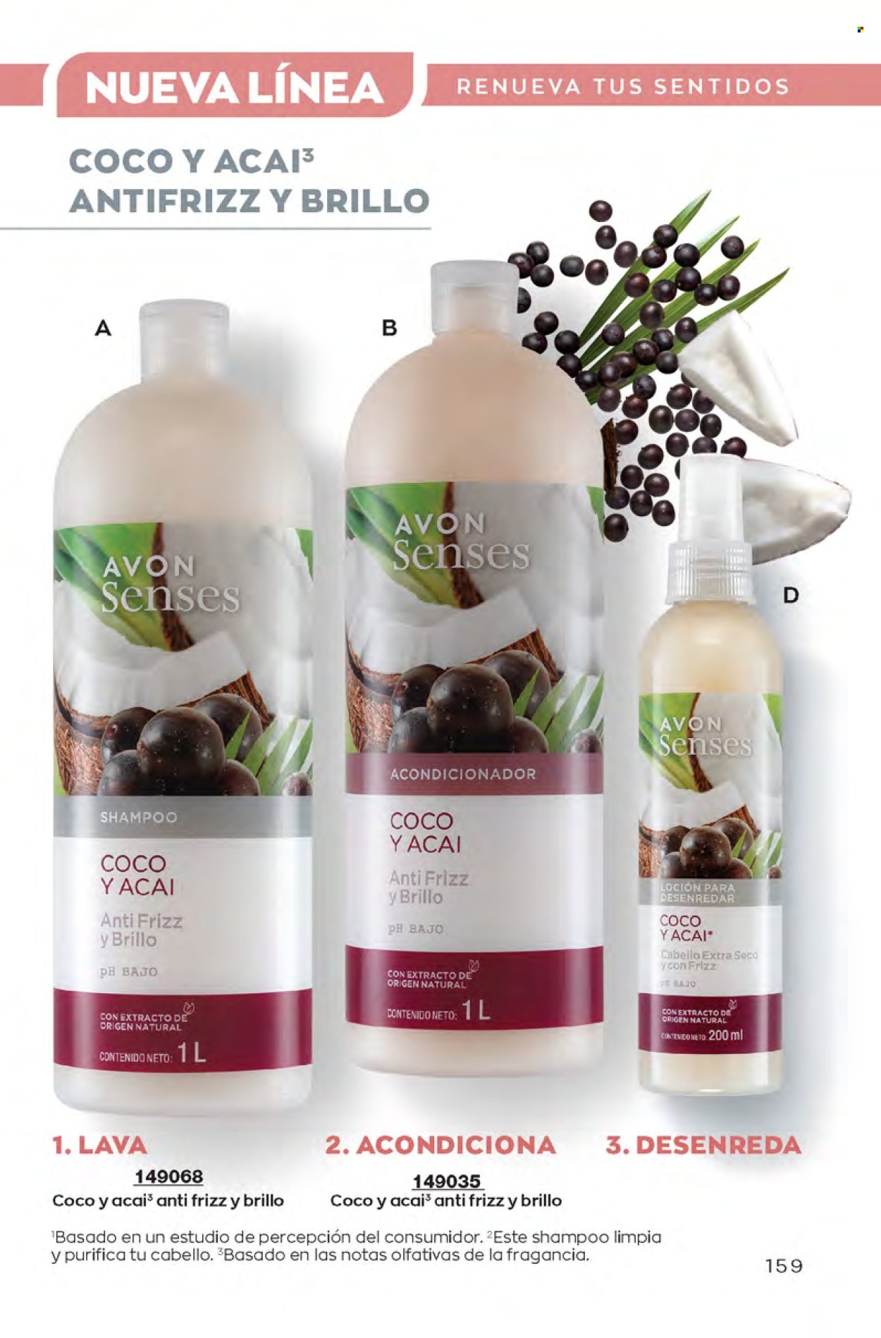 Catálogo Avon. Página 159