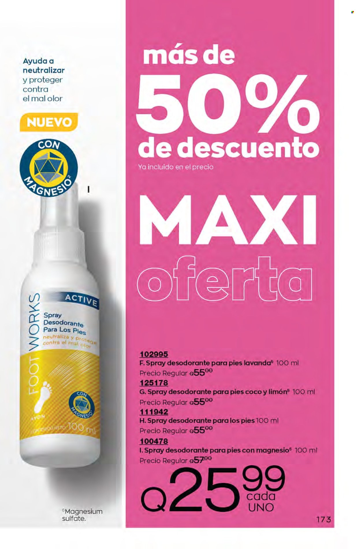 Catálogo Avon. Página 173