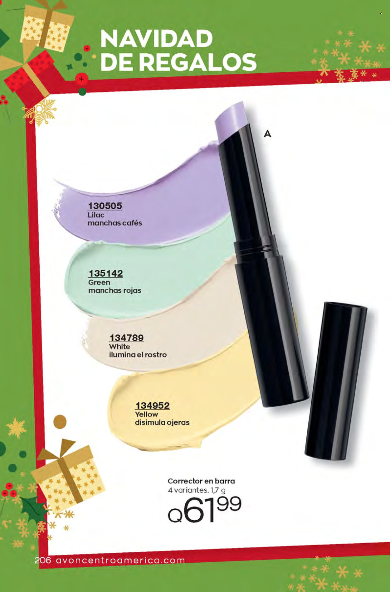 Catálogo Avon. Página 206