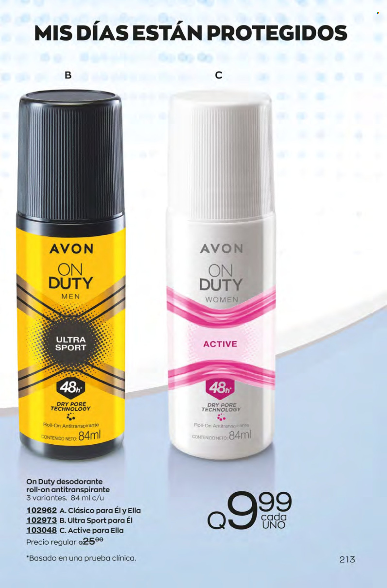 Catálogo Avon. Página 213