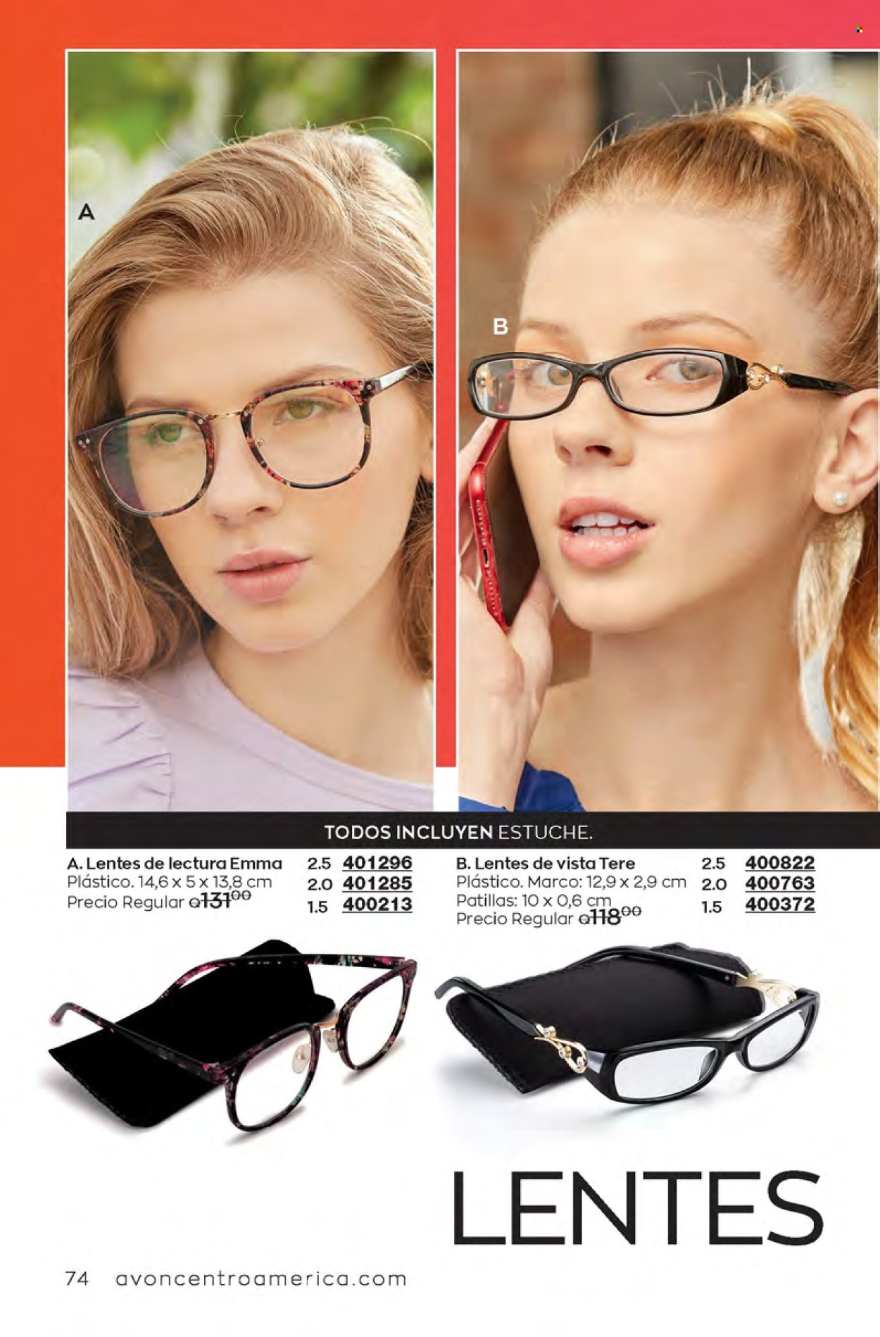 Catálogo Avon. Página 74
