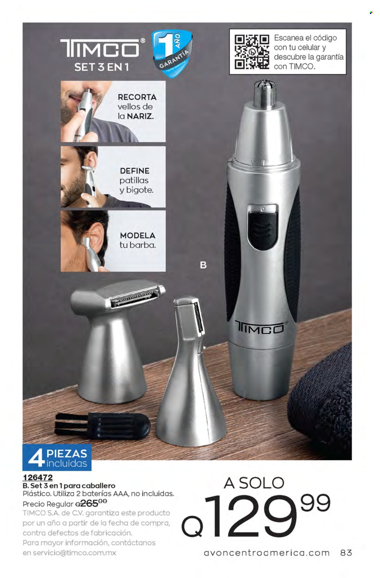 Catálogo Avon. Página 83