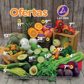 Folleto actual Supermercados La Torre - 27.10.2022 - 2.11.2022.