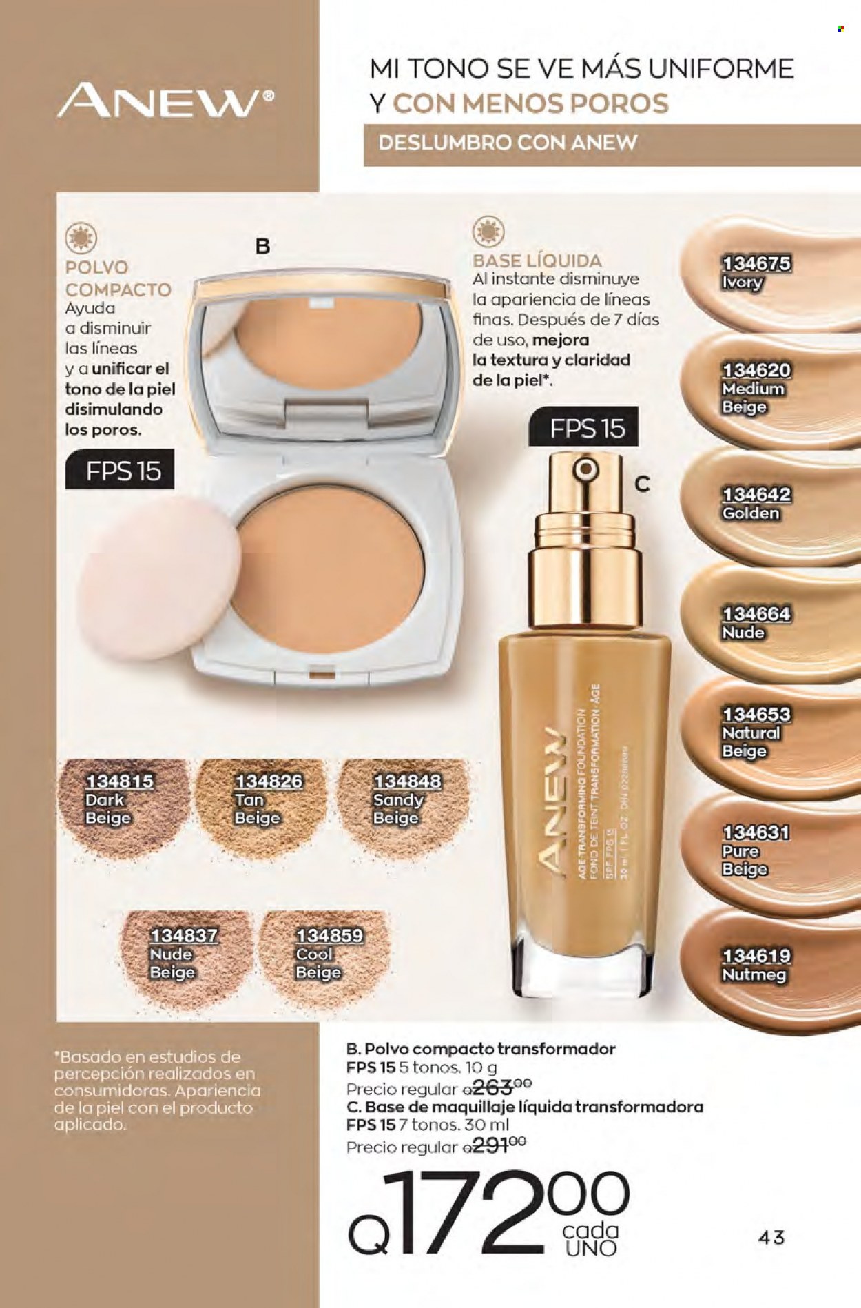 Catálogo Avon. Página 43