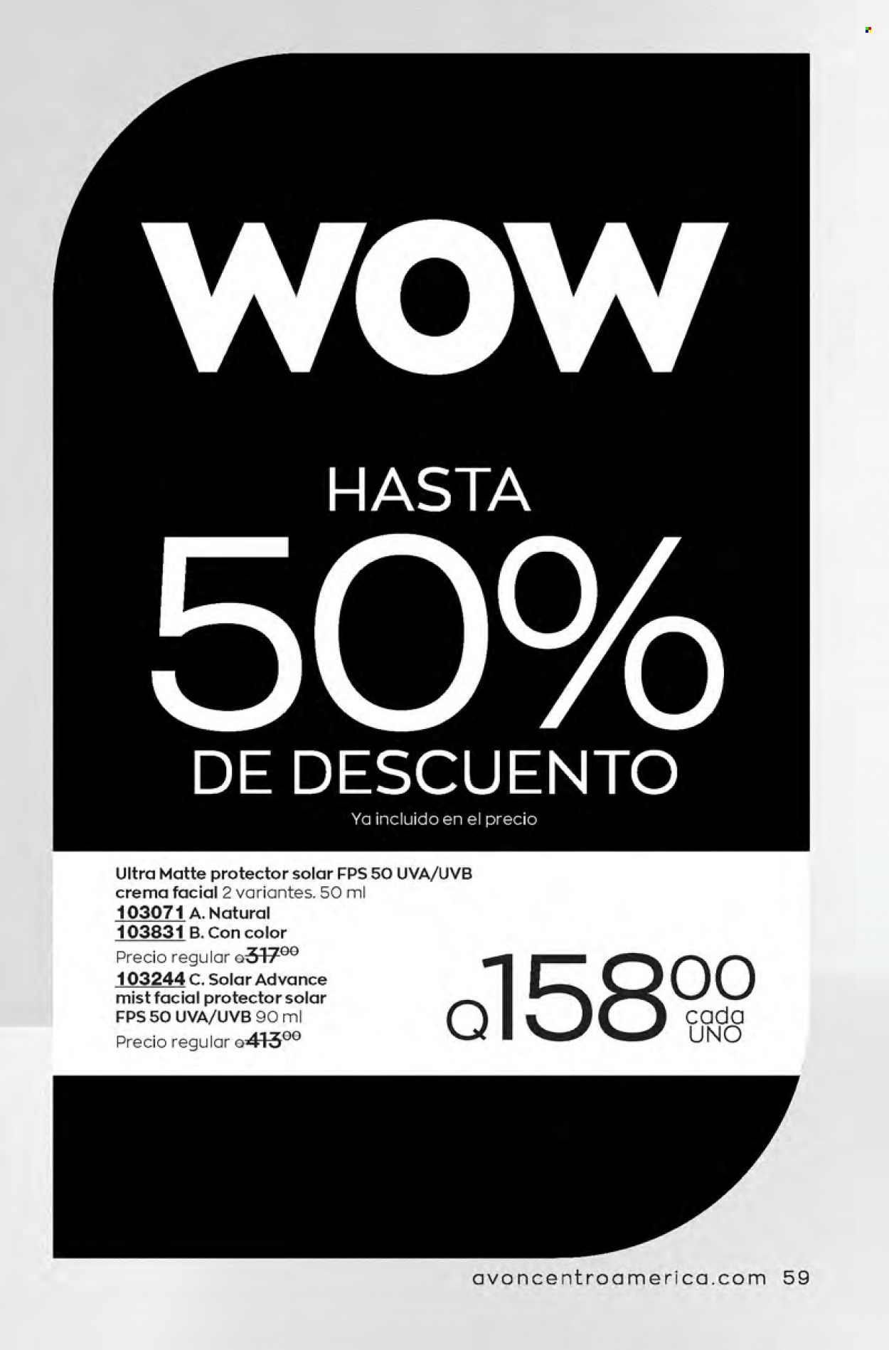 Catálogo Avon. Página 59