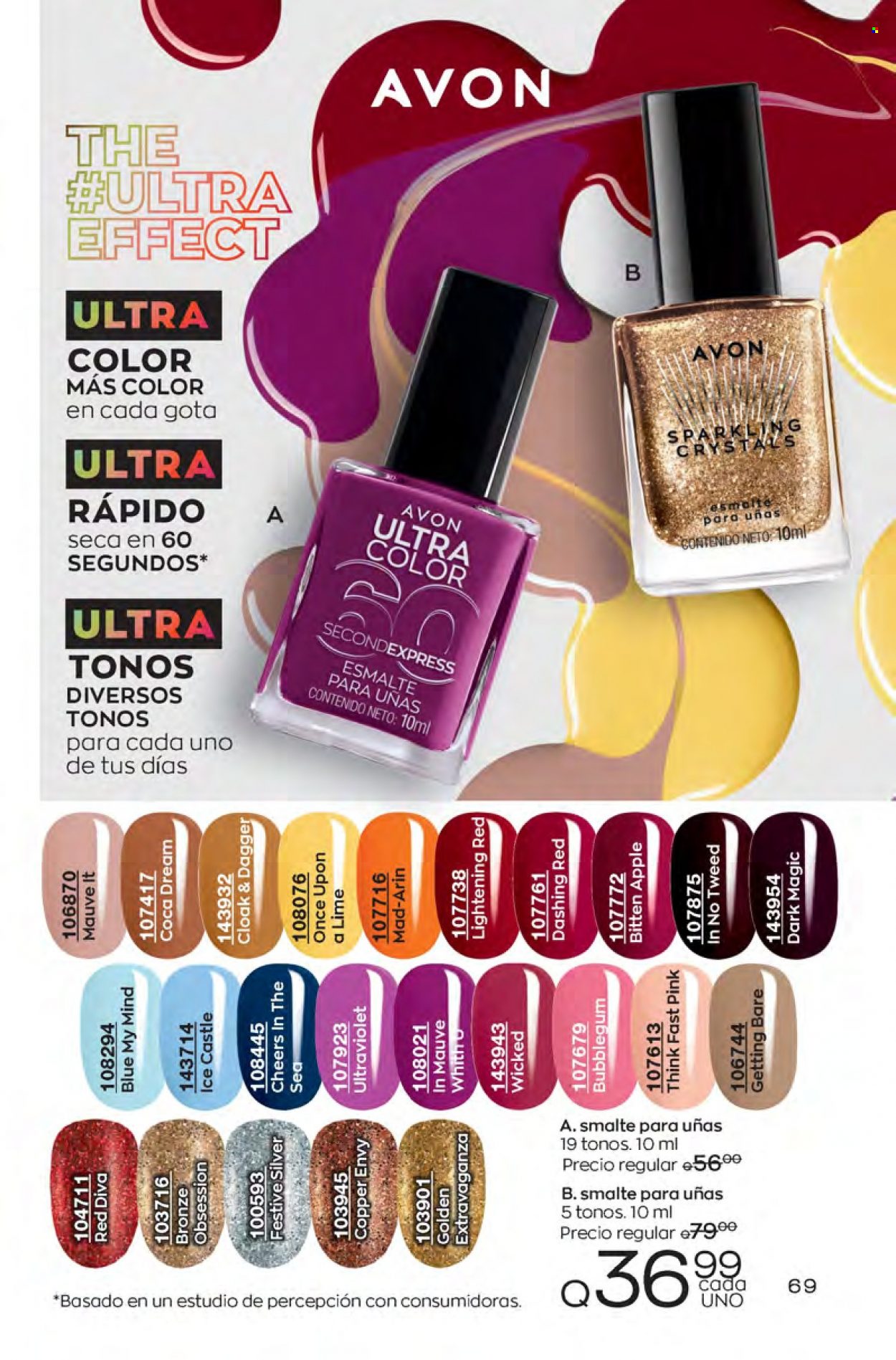 Catálogo Avon. Página 69