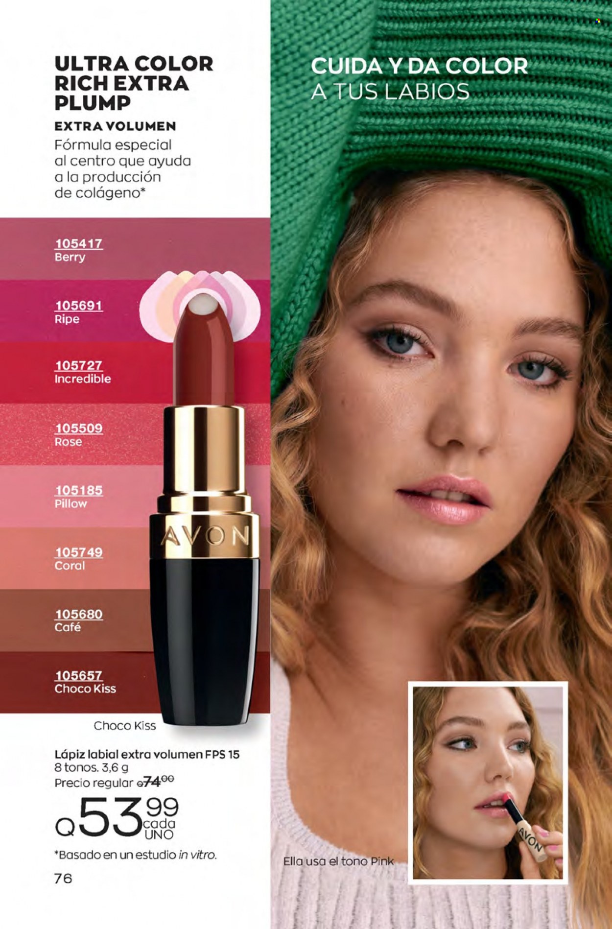 Catálogo Avon. Página 76