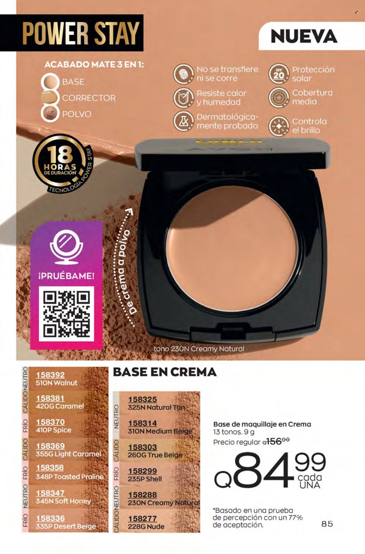 Catálogo Avon. Página 85