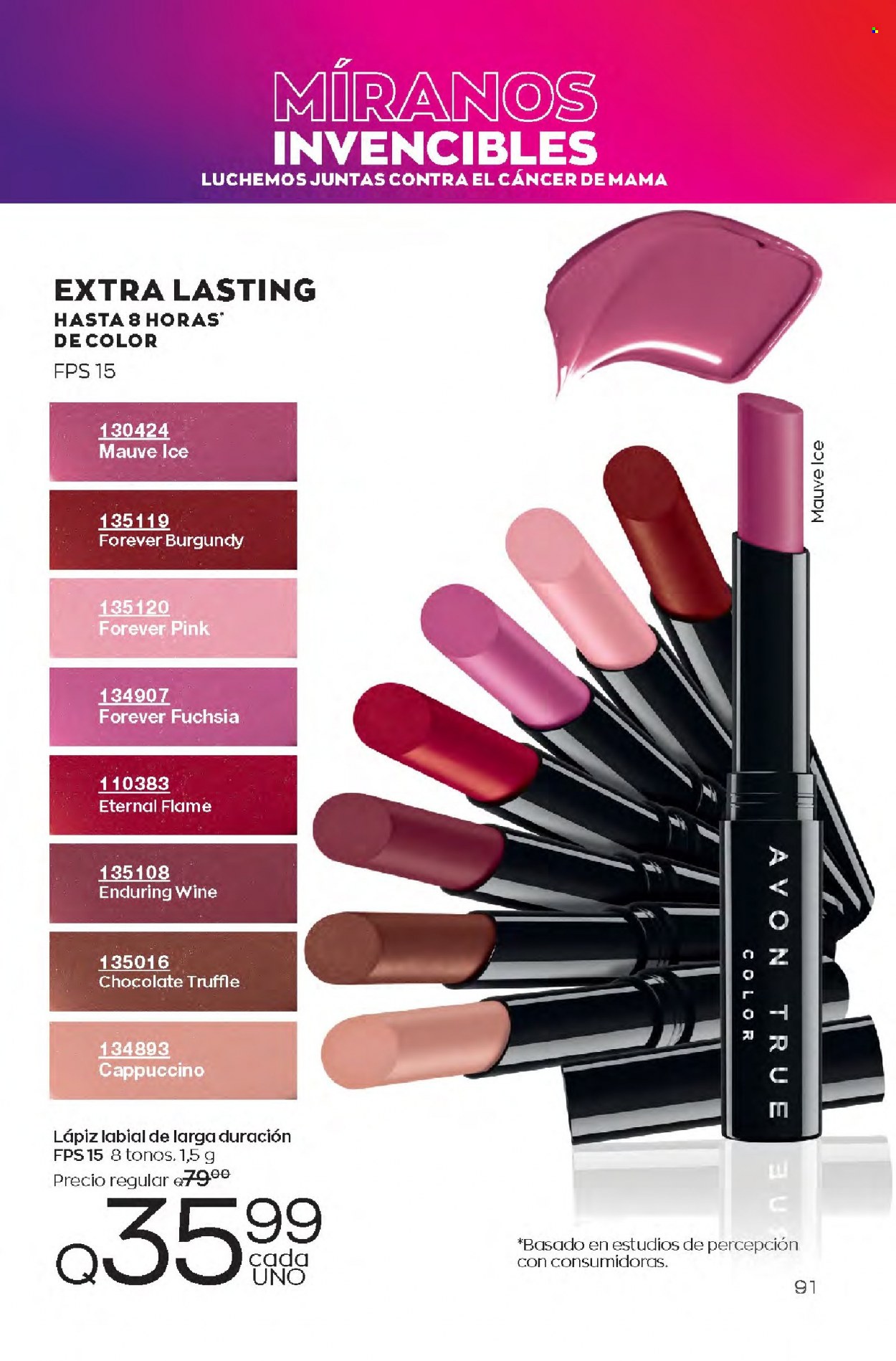 Catálogo Avon. Página 91