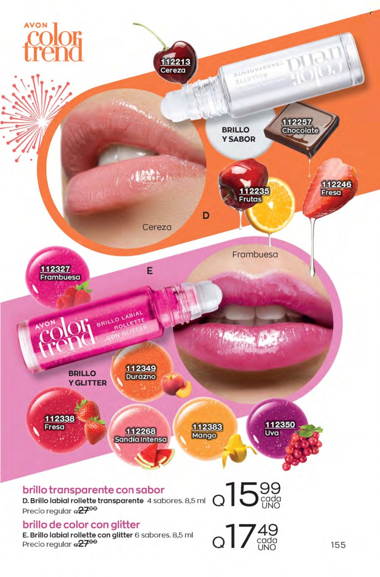 Catálogo Avon. Página 155