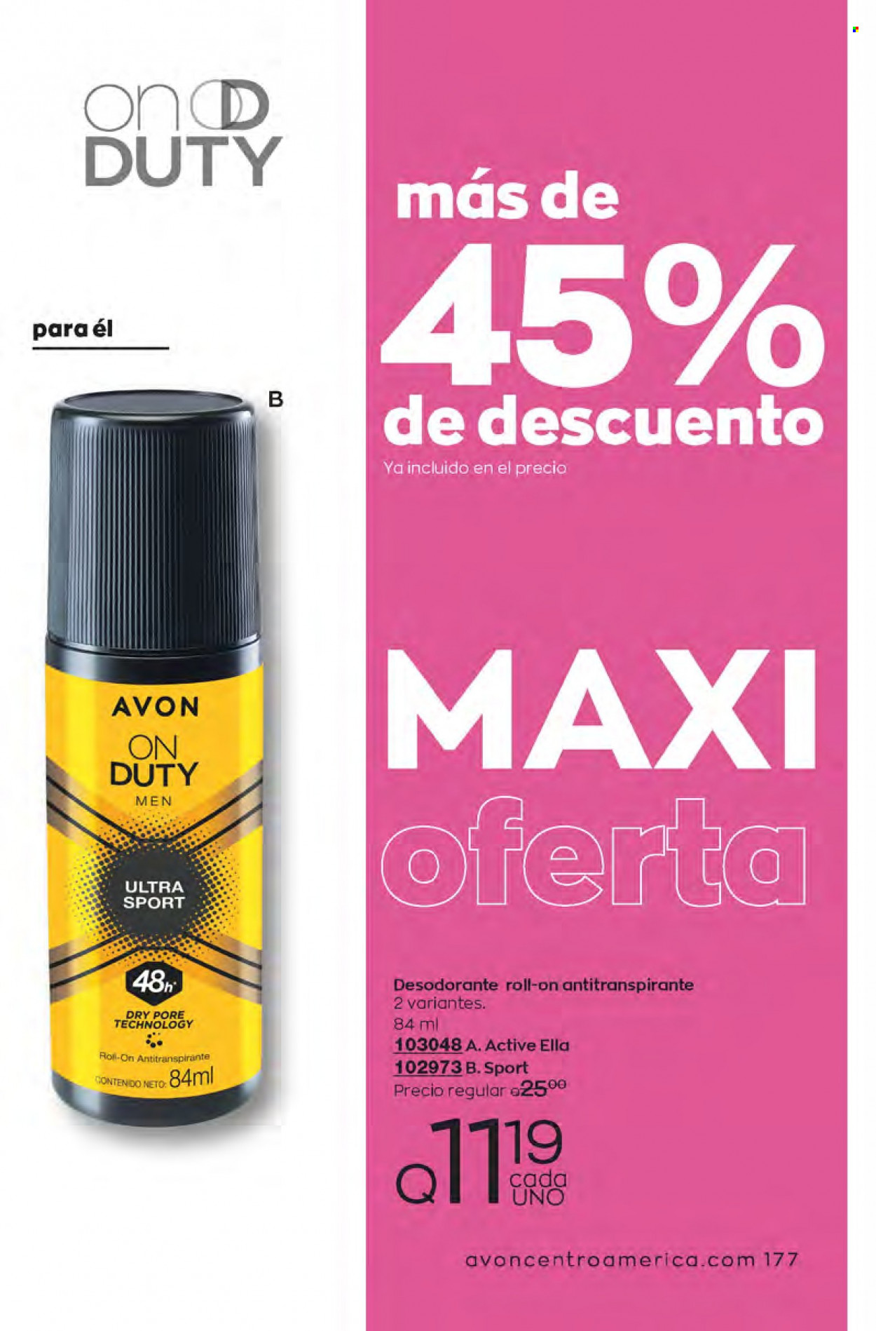 Catálogo Avon. Página 177