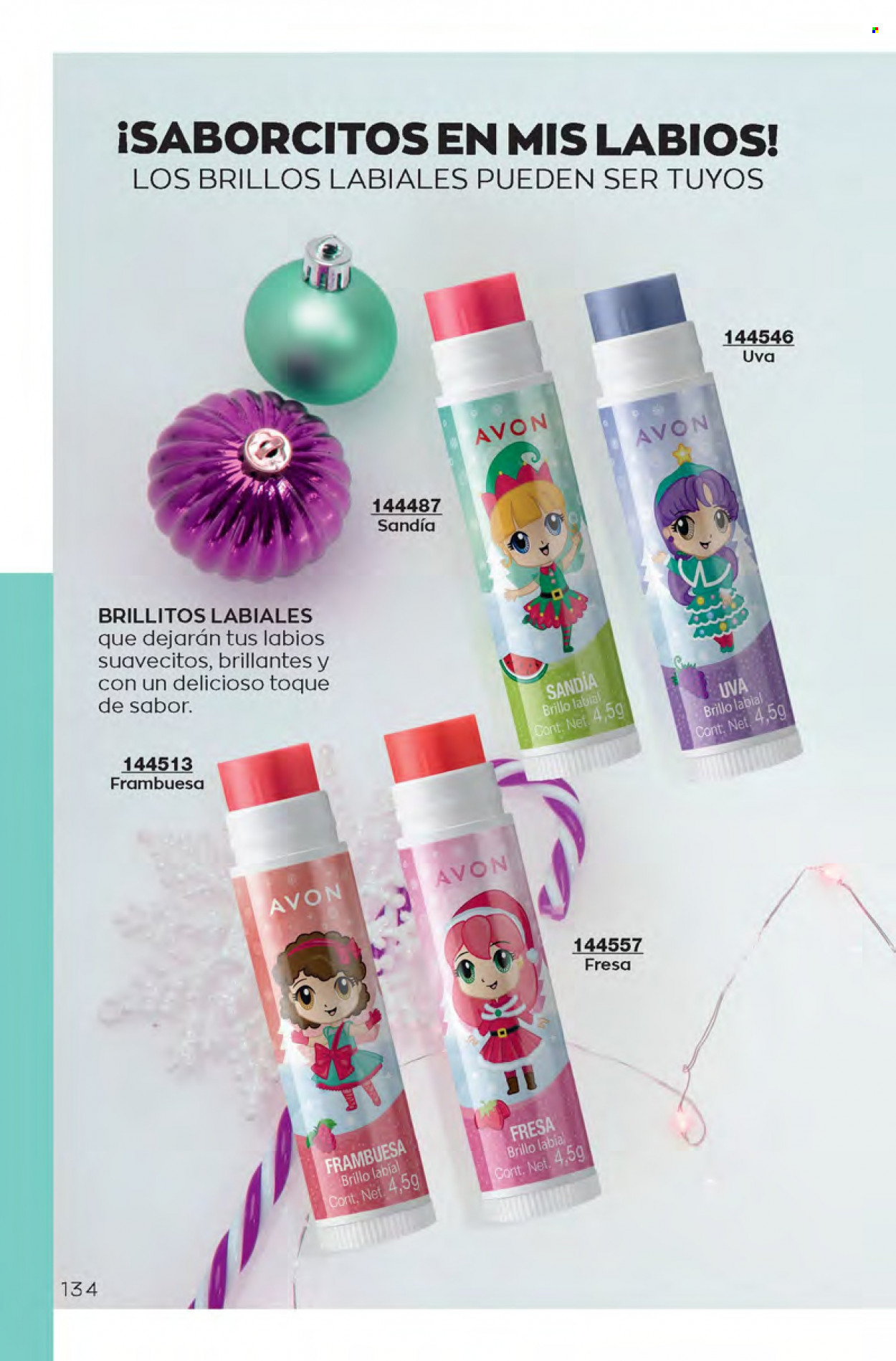 Catálogo Avon. Página 134