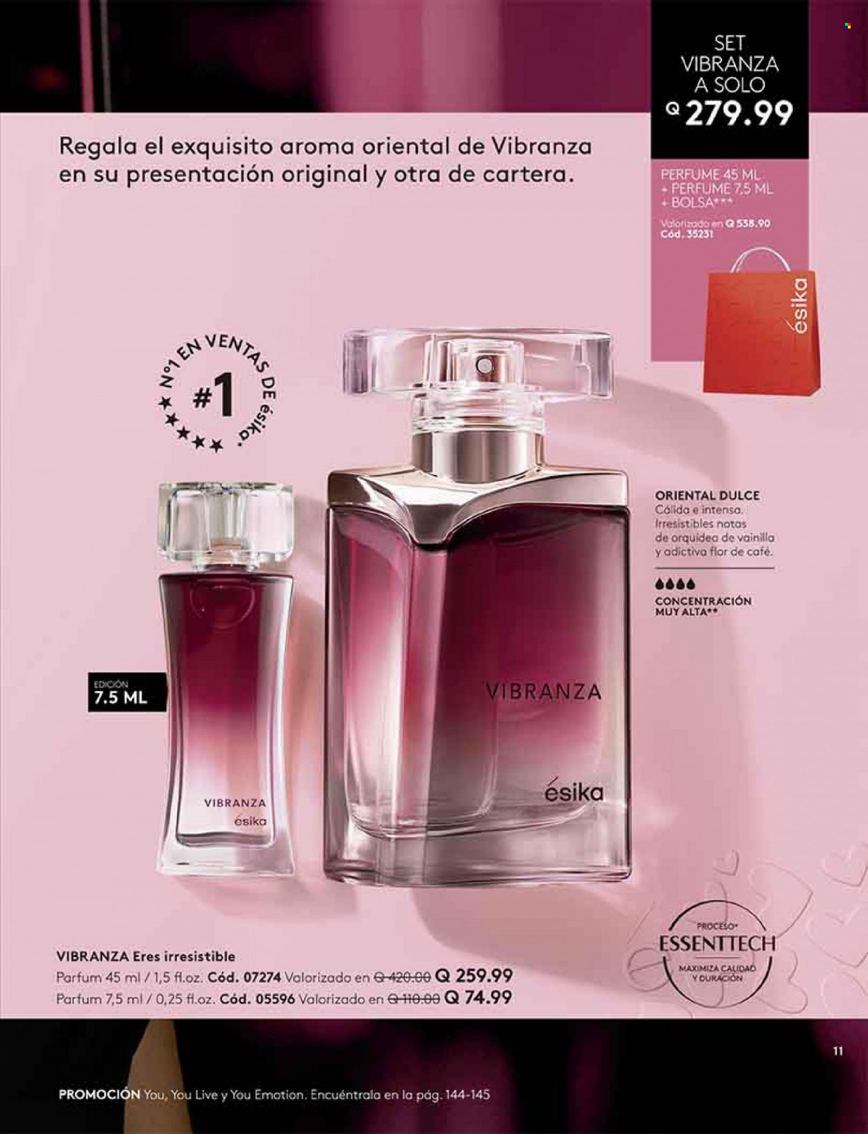 thumbnail - Folleto actual Ésika - Ventas - perfume, cartera. Página 11.