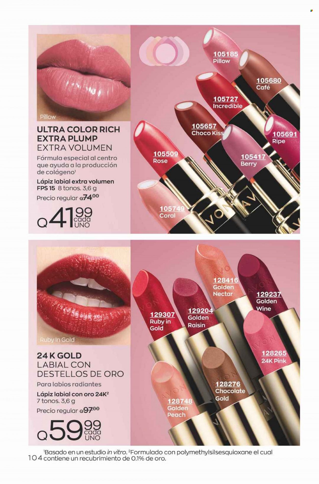 Catálogo Avon. Página 104