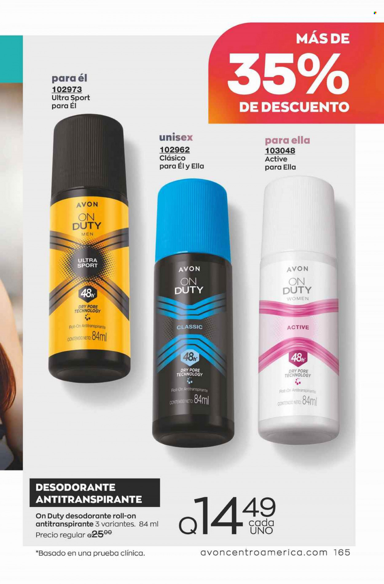 Catálogo Avon. Página 165