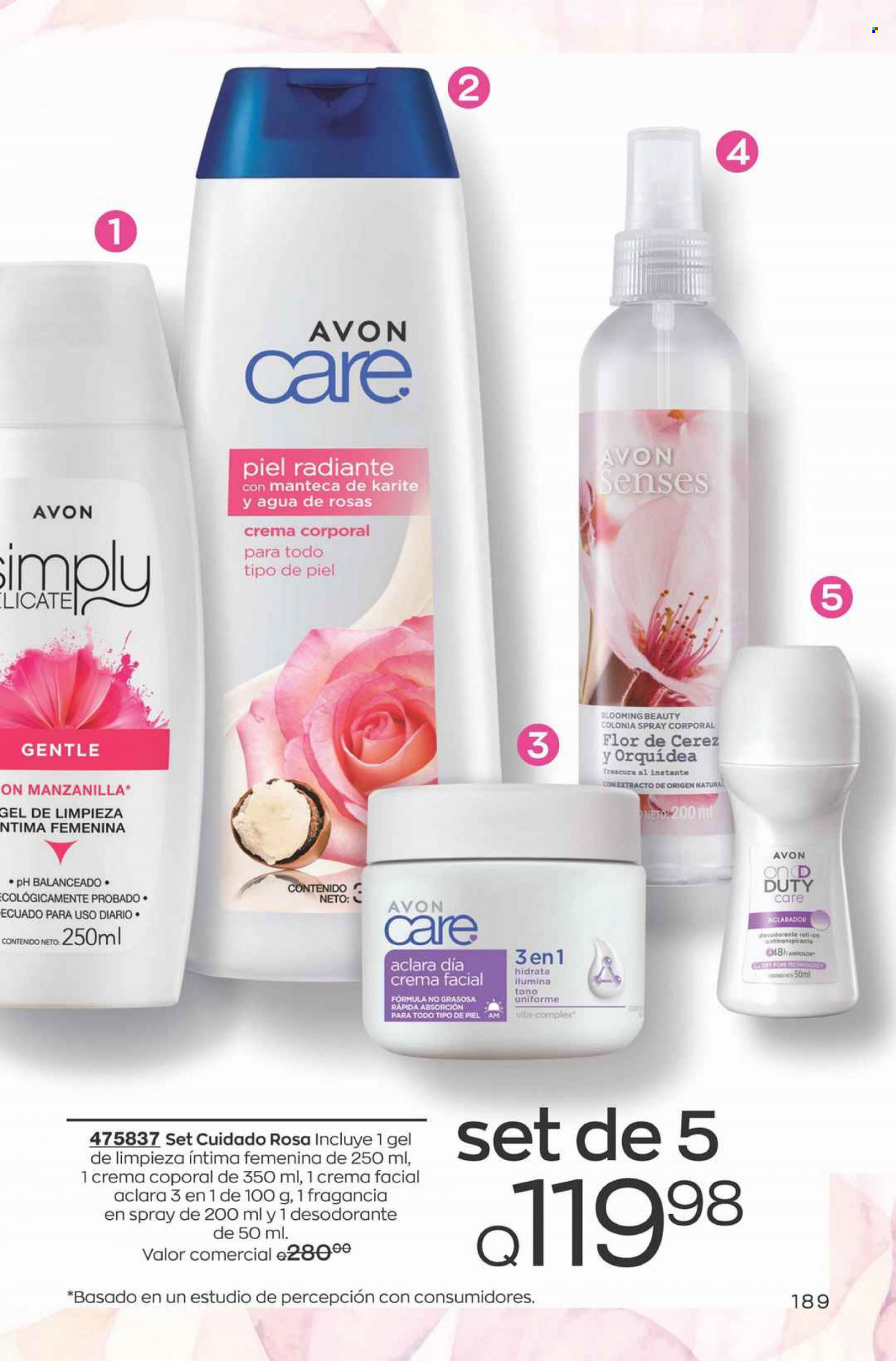 Catálogo Avon. Página 189