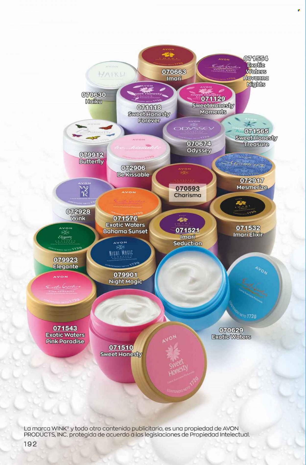 Catálogo Avon. Página 192