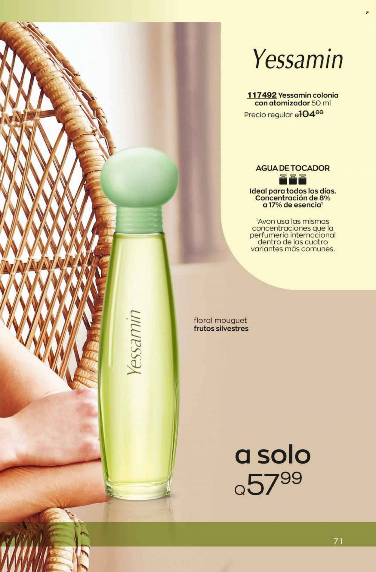 Catálogo Avon. Página 71