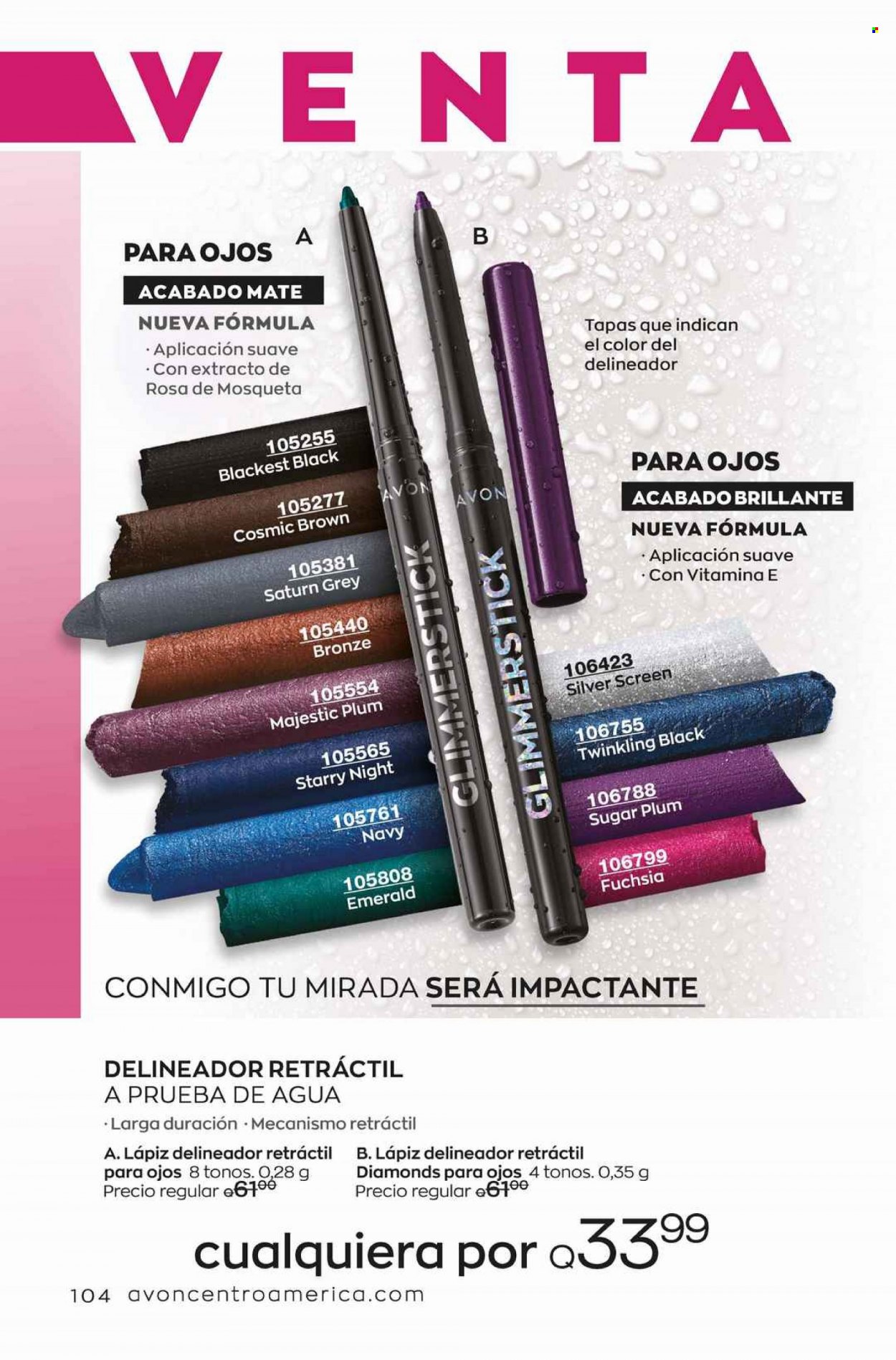 Catálogo Avon. Página 104