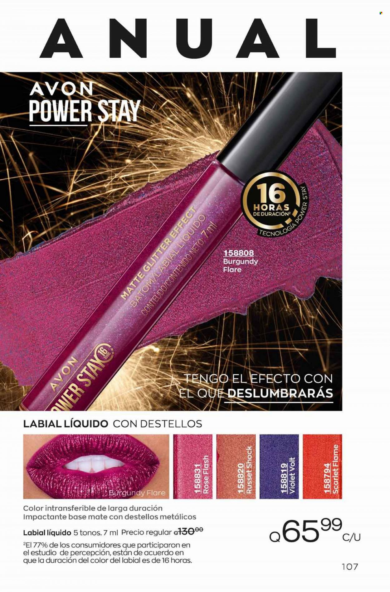 Catálogo Avon. Página 107