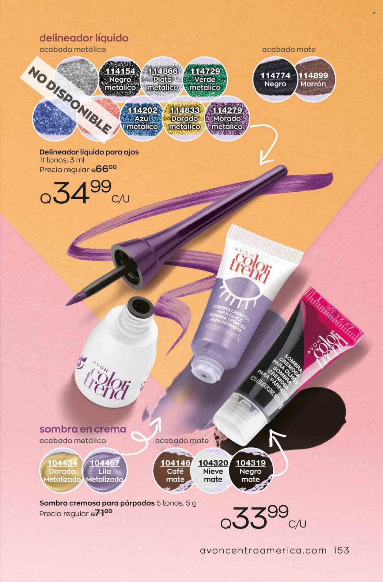 Catálogo Avon. Página 153
