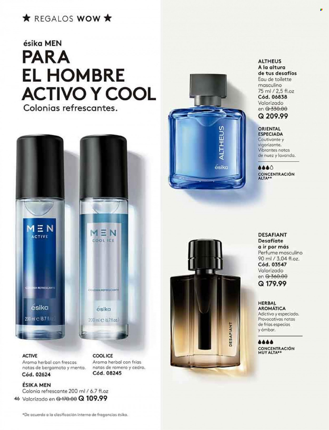 thumbnail - Folleto actual Ésika - Ventas - perfume, eau de toilette. Página 46.