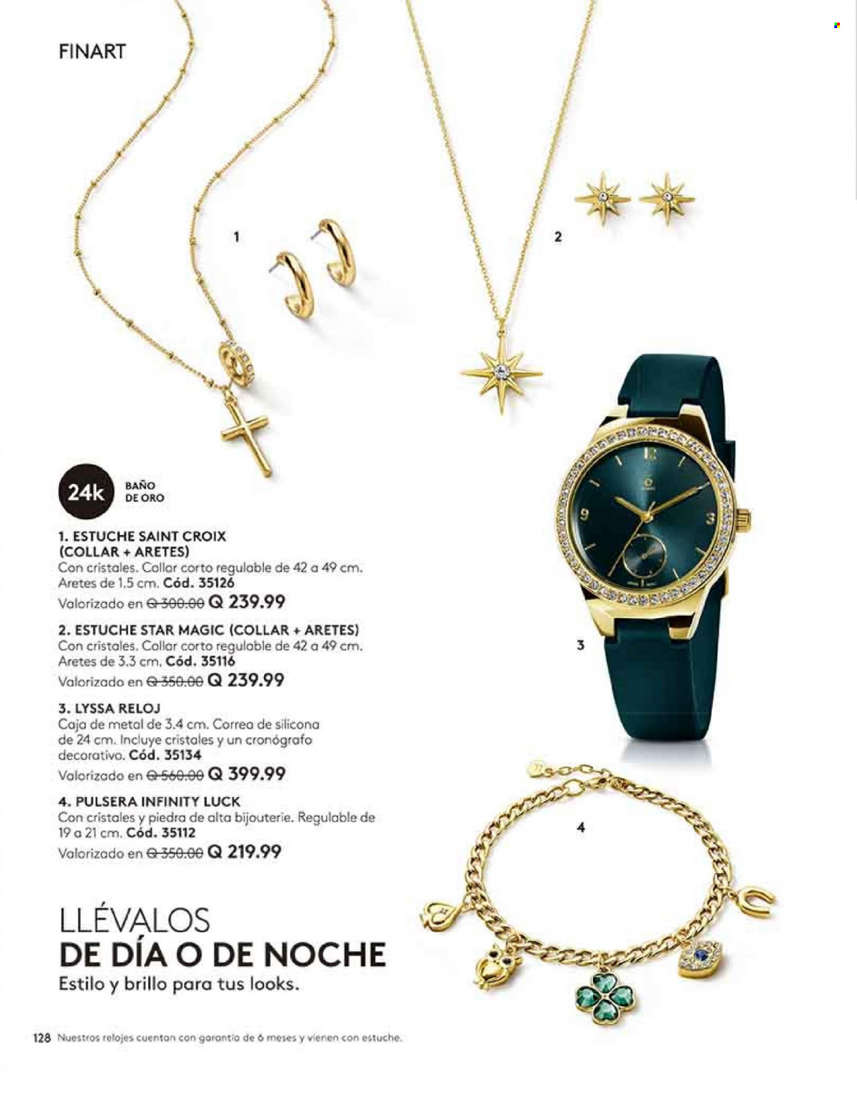 thumbnail - Folleto actual Ésika - Ventas - collar, pulsera, aretes, reloj. Página 132.