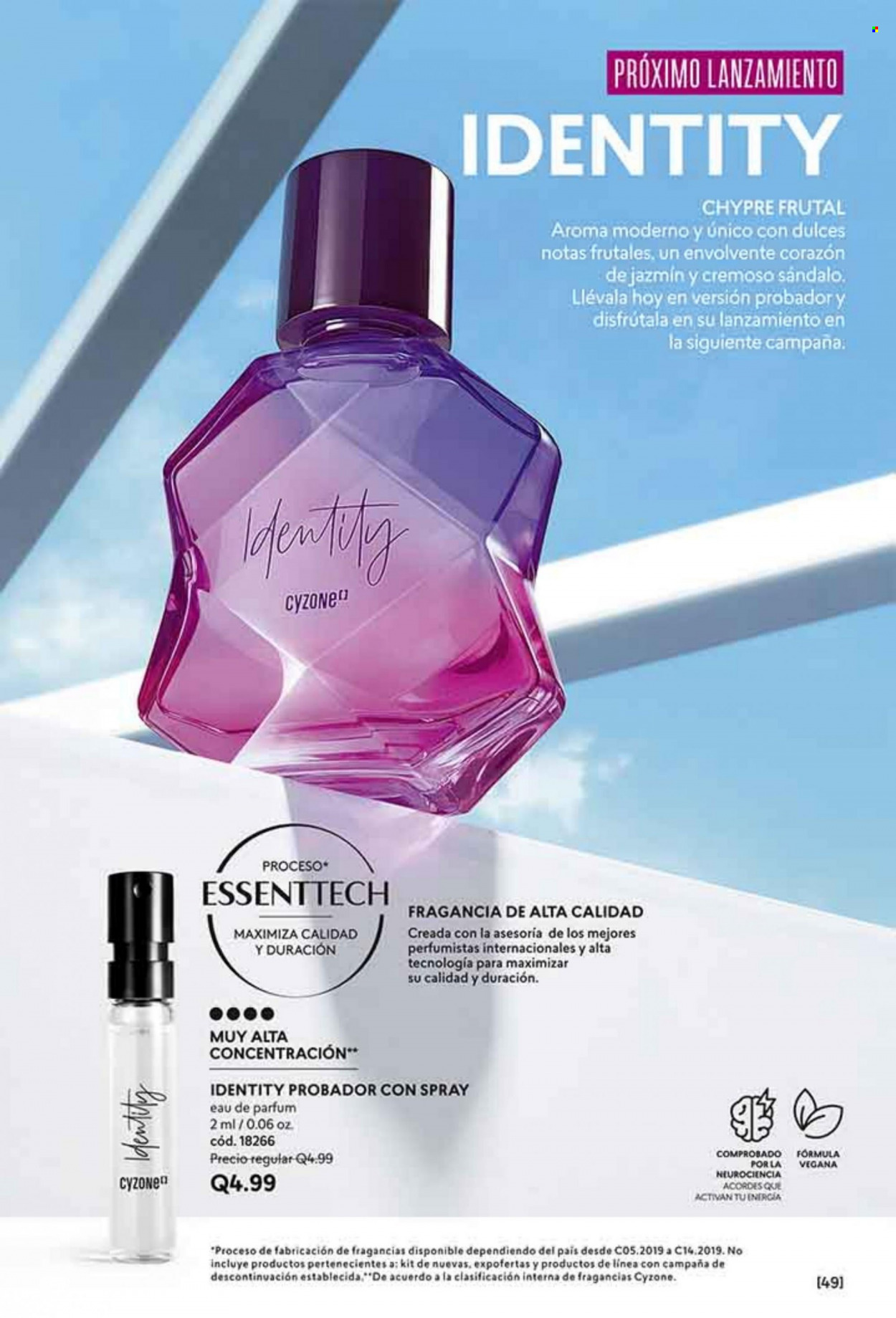 thumbnail - Folleto actual Cyzone - Ventas - perfume. Página 49.