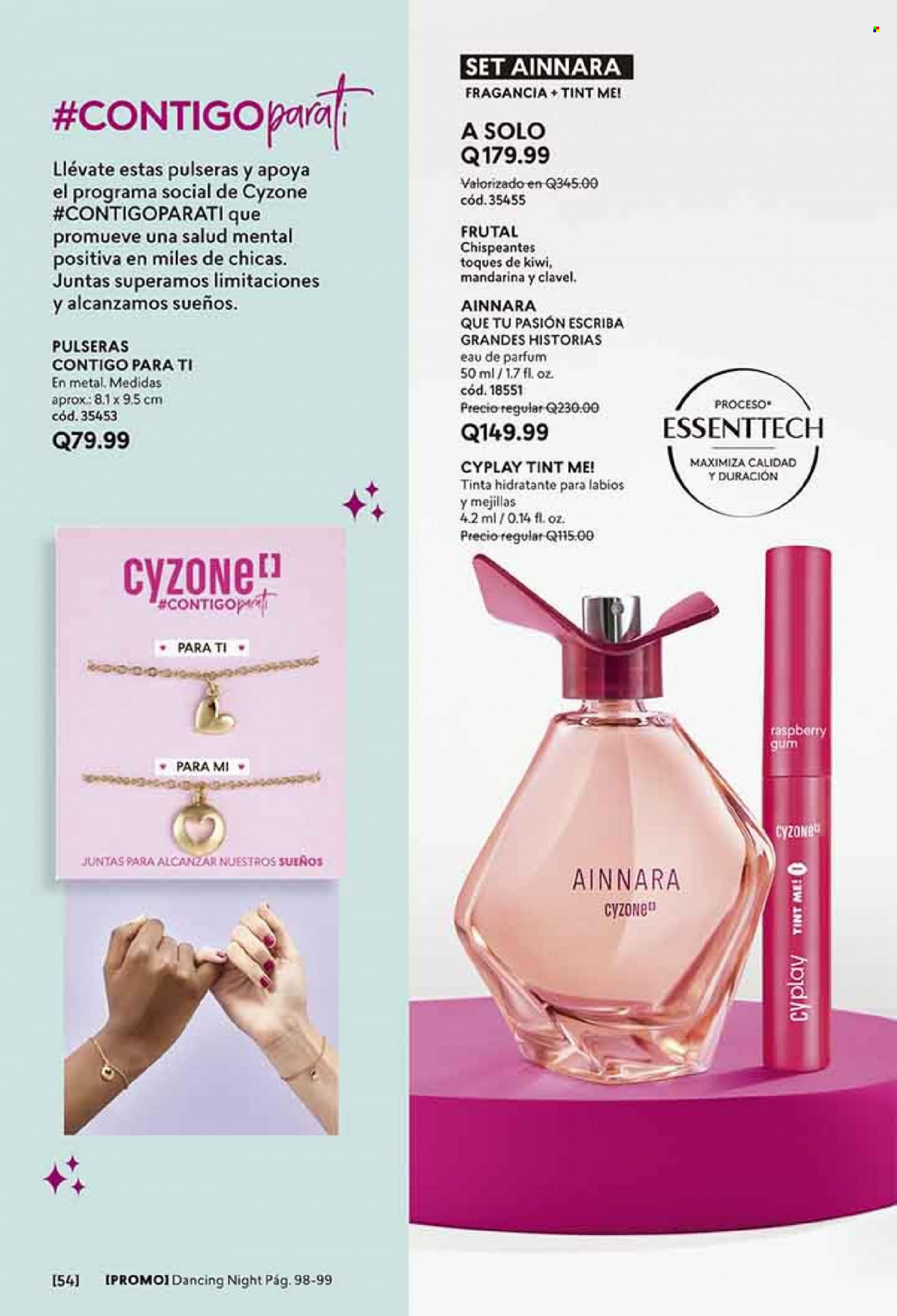 thumbnail - Folleto actual Cyzone - Ventas - perfume, pulsera. Página 54.