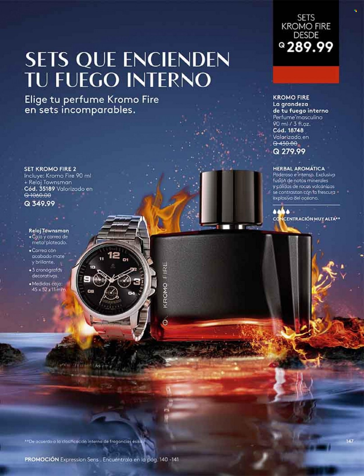 thumbnail - Folleto actual Ésika - Ventas - perfume, reloj. Página 151.