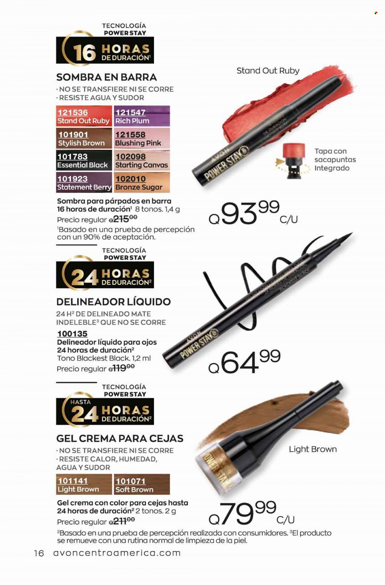 Catálogo Avon. Página 16