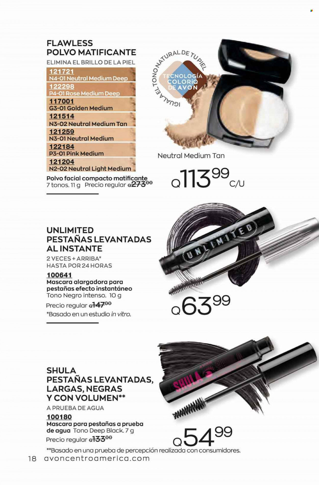 Catálogo Avon. Página 18