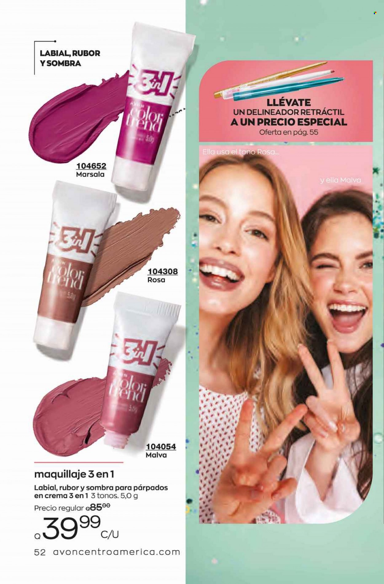 Catálogo Avon. Página 52