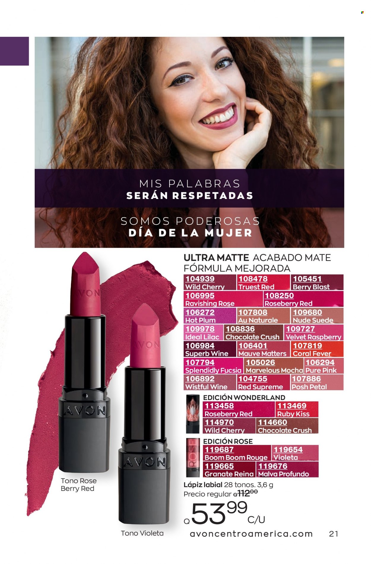 Catálogo Avon. Página 21