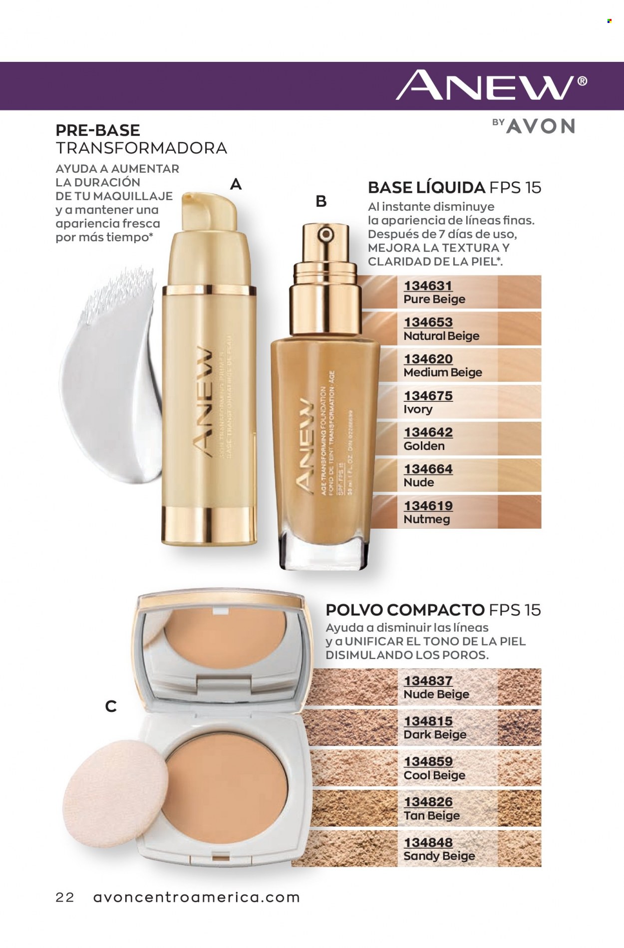 Catálogo Avon. Página 22