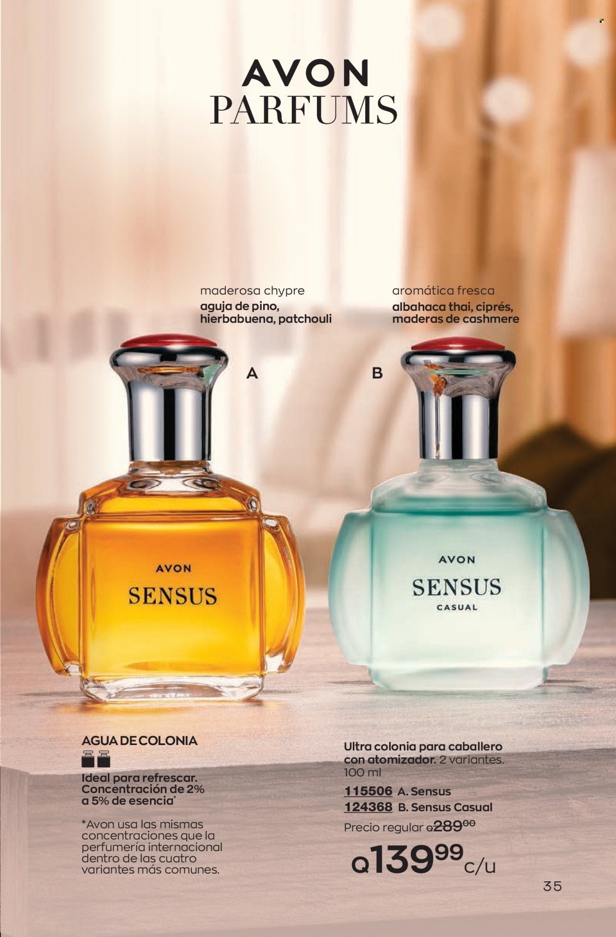 Catálogo Avon. Página 35