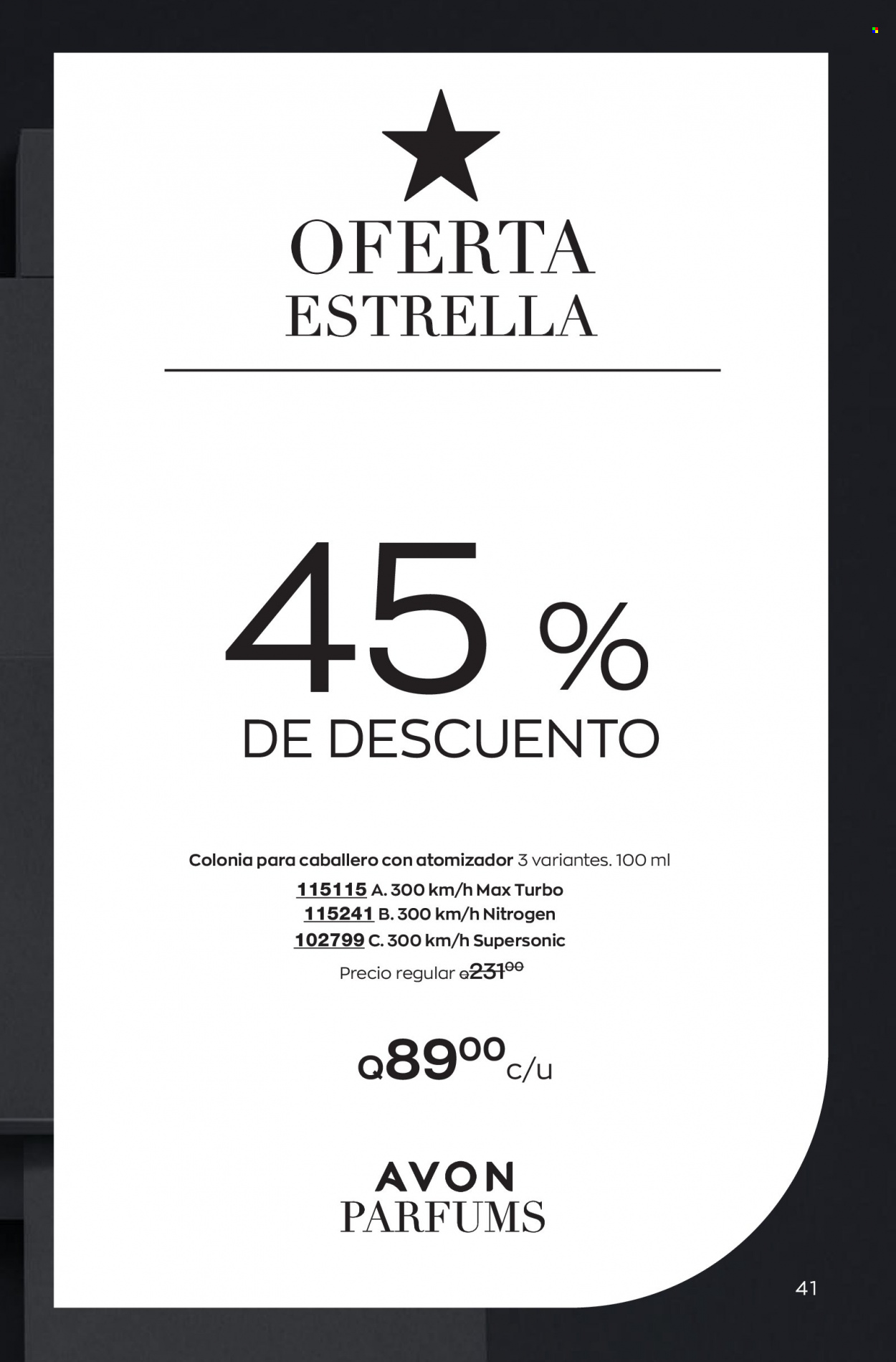 Catálogo Avon. Página 41